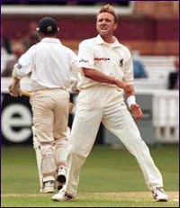 Allan Donald, a fierce competitor