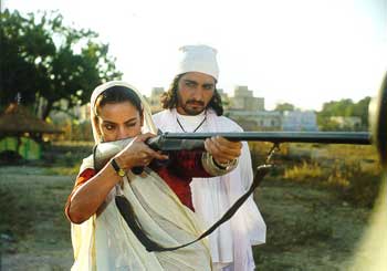 Shabana Azmi and Nirmal Pandey in Godmother