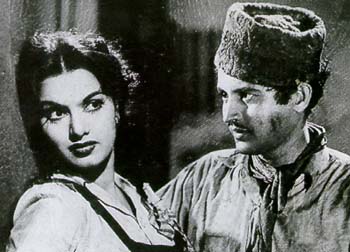 Shyama and Guru Dutt in Aar Paar