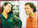 Karisma Kapoor and Bobby Deol