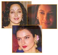 Hema Malini, Rekha, Shabana Azmi