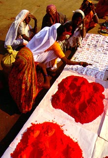 Sindhoor stalls